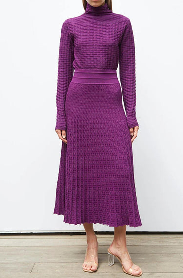 Touareg Delicate Braid Stitch Knit Top-Top-Molli-Debs Boutique